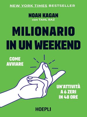 cover image of Milionario in un weekend